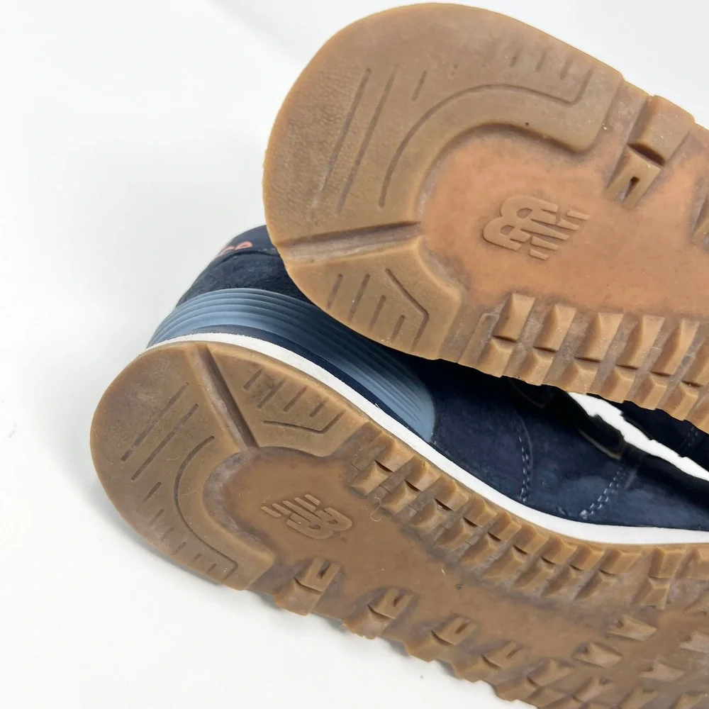 New‎ Balance 574 'Dark Blue Plaid' Mens Size 10 Corduroy Plaid Flannel Sneakers
